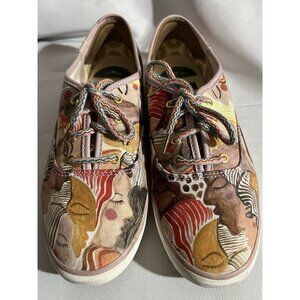Justina Blakeney Keds X Jungalow Shoes 8 Colorful Sneakers  S28